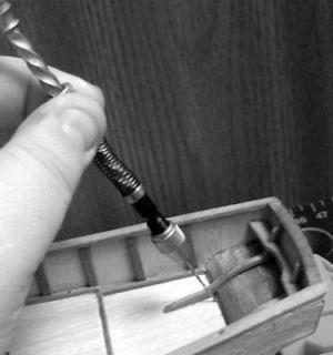 SPIRAL MICRO HAND DRILL*model ship wood kit pin