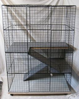 Rabbit cage Indoor BIG BUNNY & CAT Condo deluxe hutch pet pen w
