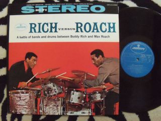 BUDDY RICH versus MAX ROACH Mercury Records JAPAN IMPORT vinyl LP