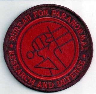 Hellboy Movie Bureau Paranormal Research Logo 4 Embroidered Patch