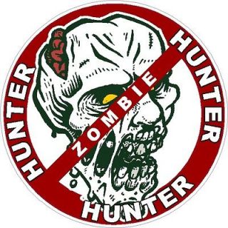 Hunter bumper sticker decal vinyl graphic Halloween auto accessories