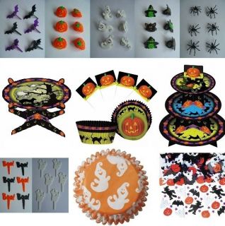 HALLOWEEN Cake Decoration/Party Items (Cupcake Cases/Picks)HW{fixed £