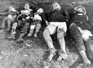 Photo WW2 1945 Postmortem   German Women & Children Murdered by