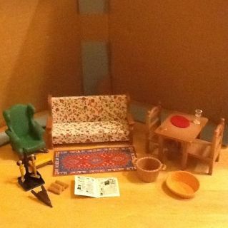 Playmobil & Maple Town Doll Furniture Living & Dining Room