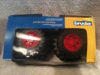 BRUDER 03303 (4)Wheels/Tire s 116 for 03000 SeriesTractor NEW in BOX