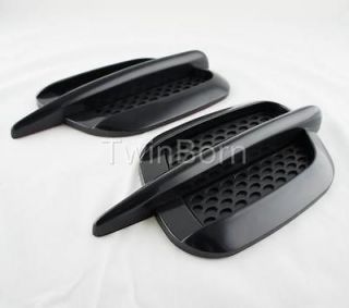 Air Flow Duct Decoration Fender Vent Grill Black (Fits Bugatti