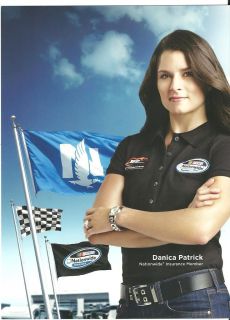 2012 DANICA PATRICK NATIONWIDE SERIES JR MOTORSPORTS POSTCARD