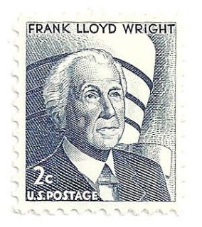 frank lloyd wright 2c stamp