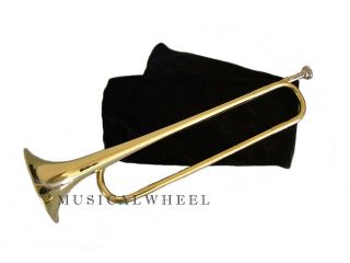 18 Gold Lacquer Finish   New   with mouthpiece and velvet pouch