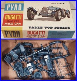 Bugatti Grand Prix Race Car Pyro 132 Model Kit (kit1)