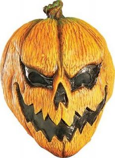 Scary Pumpkin Headless Horseman Halloween Costume Mask