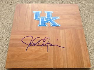 Kentucky Wildcats John Calipari Signed logo floorboard W/coa