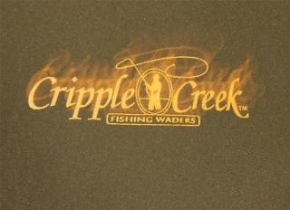 Cripple Creek Neoprene Chest Waders Stocking Feet Green Size M Fly