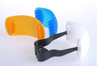 Newly listed 3 color Pop Up Flash Bounce Diffuser Cover kit For Canon