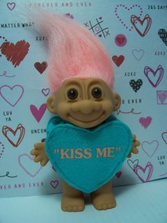 KISS ME CANDY HEART   5 Russ Troll Doll   VERY RARE