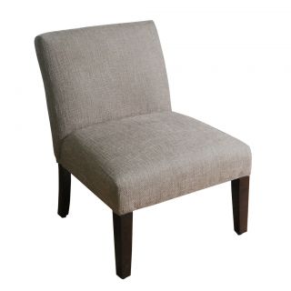 Modern Burnett Taupe Living Room Slipper Chair