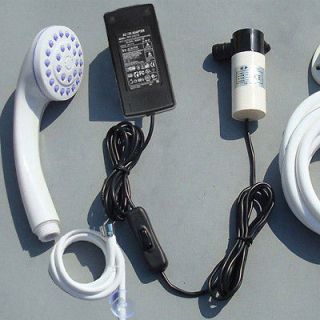 12V DC Portable travel Pump Camping Outdoor shower 2.5 Litres Per