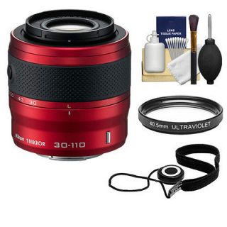 30 110mm f/3.8 5.6 VR Nikkor Lens Kit for J1 J2 J3 S1 V1 V2 Camera Red
