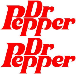 2x Large Dr Pepper Stickers,Burge r/Catering Trailer Stickers/Ice