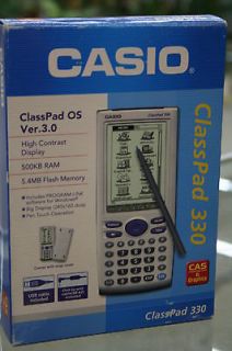 Casio ClassPad 330 CAS Graphing Calculator Pen Touch w/Computer Like