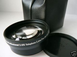 BK 52mm 2.0X Tele Photo Lens FOR Panasonic Lumix DMC G1 G2 G10 Camera