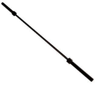 Troy Barbell 7ft Black Olympic Bar Barbell 45lb Crossfit Weight