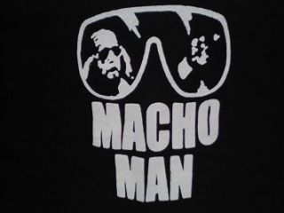 Vintage Distressed Macho Man T Shirt. All Star Wrestling 80s Legend