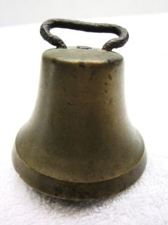 Vintage Bronze Door School Store Service Bell Call Well Working