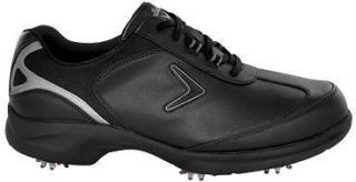 2011 Callaway Sport Era Mens Golf Shoes Black/Char M222 02 Retail $74