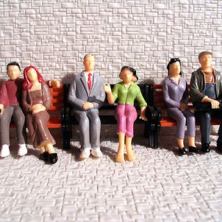 pcs All Seated G Scale 124 Painted Figure People