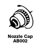 Airbrush Machine Part Nozzle Cap For Kopykake airbrush