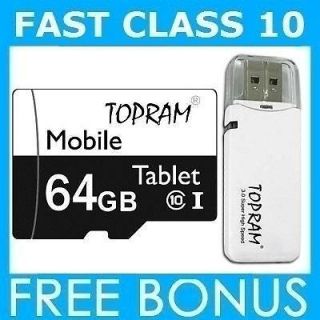 MICRO SD XC MEMORY CARD CLASS 10 UHS I FO GO PRO HD HERO 3 CAMCORDER