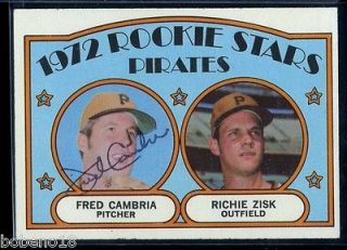 Fred Cambria signed autographed 1972 Topps RC card #392