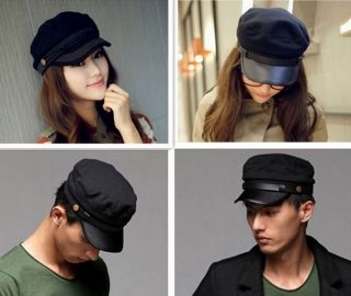 New Womens Mens CADET Military PLAIN Hat Cap Cotton Or Woolen Lace
