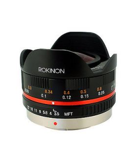 Rokinon 7.5mm Ultra Wide Fisheye Lens for Panasonic Lumix G G1 G2 GF1