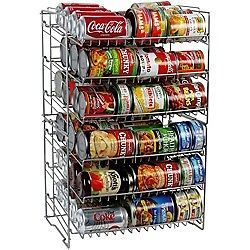 Double high Soup Can Rack ORGANIZE STOCKPILE Pantry Canned Goods