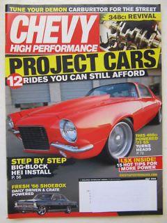 Chevy High Performance July 2009 Project Cars