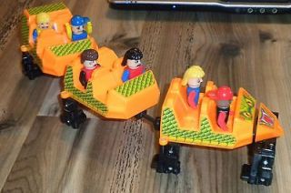 Nex Screamin Serpent Roller Coaster Cars with 6 People VGC