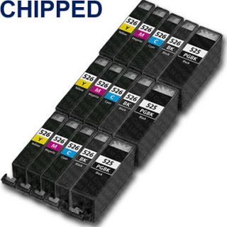 CLI526/PGI525 Ink Cartridges for Canon Printers Black + Colours