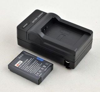 Battery + Charger for Oregon Scientific ATC9K ACT 9K Camcorder