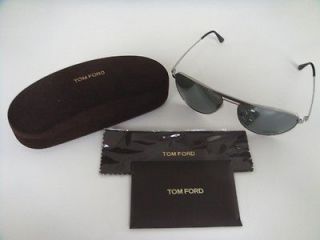 Tom Ford Sunglasses William TF 207 17C Matte Silver with Gray Lens
