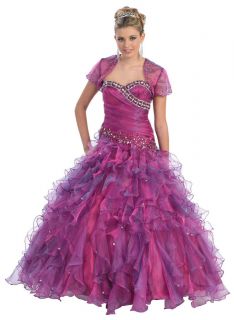 NEW PAGEANT MILITARY MASQUERADE BALL GOWN MARINE CORPS QUINCEANERA