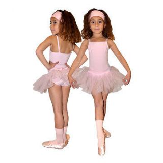 CAPEZIO AT DANCE BY DESIGN 9184C TUTU BALLET DRESS PINK GIRLS CAMISOLE