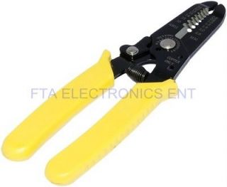 Steel Cutter Stripper 10 22AWG Gauge Wire Tool Pliers Cable Cat6 Cat5