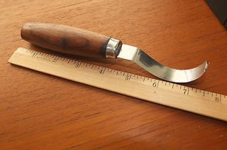 UNIQUE WIDE SWEEP WOOD CARVING KNIFE CROOKED KNIFE INSHAVE SCORP