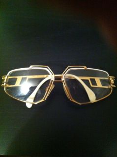 Very Rare Vintage Cazal 961 Gold Tone Sunglasses (Made In Germany)