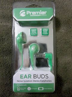 PREMIER EAR BUDS  / IPOD PLAYER CD PLAYER GAME STATIONS BRAND NEW