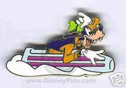 GOOFY E Ticket Matterhorn Bobsled Ride Disney Disneyland GWP/ PWP Pins