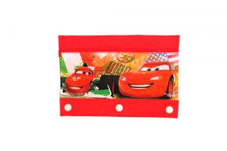 Disney Pixer Cars zippered case 3 ring binder Pencil pouch