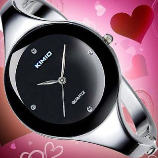 NEW KIMIO Siliver Charm Women Quartz Fashion Wrist Watch Bracelet 3